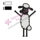 Shaun The Sheep Embroidery Design 06